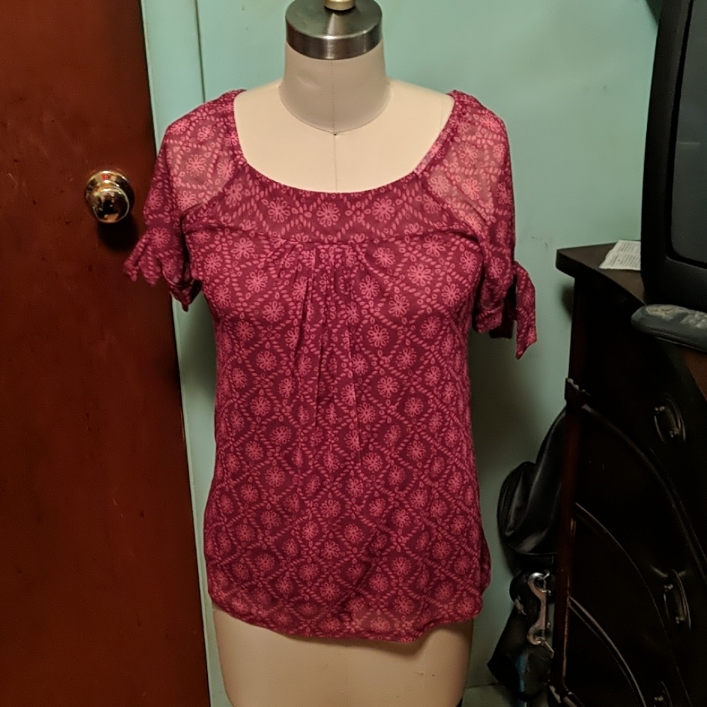 New York and company purple blouse